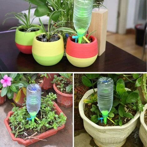 Irrigation Goutte à Goutte Kit, Piquets D'arrosage Automatiques Avec Support Anti-basculement, Convient à Toutes Les Bouteilles, Pour Les Plantes D'intérieur Et D'extérieur 10PCS(couleur Aléatoire),Irisfr 4 Irrigation Goutte à Goutte Kit, Piquets D'arrosage Automatiques Avec Support Anti-basculement, Convient à Toutes Les Bouteilles, Pour Les Plantes D'intérieur Et D'extérieur 10PCS(couleur Aléatoire),Irisfr – Image 4