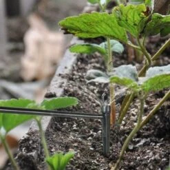 Aaren 360 Degrés Réglable 10pcs Goutteurs Débit D'eau D'irrigation Goutte à Goutte Sur Piquet Système Emitter Facile à Configurer，Irisfr -Promos Arrosage automatique Magasin 51218047 5