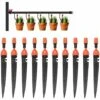 Arrosages Automatique Goutte à Goutte Micro Asperseur Arrosage Système D'Irrigation Réglable Kit Irrigation Potager Arroseurs Plante Dispositifs Pour Arrosage Jardin Paysage 10 PCS (20CM)，Irisfr
