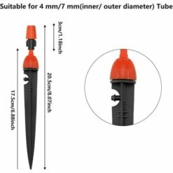 Arrosages Automatique Goutte à Goutte Micro Asperseur Arrosage Système D'Irrigation Réglable Kit Irrigation Potager Arroseurs Plante Dispositifs Pour Arrosage Jardin Paysage 10 PCS (20CM),Irisfr 7 Arrosages Automatique Goutte à Goutte Micro Asperseur Arrosage Système D'Irrigation Réglable Kit Irrigation Potager Arroseurs Plante Dispositifs Pour Arrosage Jardin Paysage 10 PCS (20CM),Irisfr -Promos Arrosage automatique Magasin 51218073 3