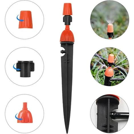 Arrosages Automatique Goutte à Goutte Micro Asperseur Arrosage Système D'Irrigation Réglable Kit Irrigation Potager Arroseurs Plante Dispositifs Pour Arrosage Jardin Paysage 10 PCS (20CM),Irisfr 4 Arrosages Automatique Goutte à Goutte Micro Asperseur Arrosage Système D'Irrigation Réglable Kit Irrigation Potager Arroseurs Plante Dispositifs Pour Arrosage Jardin Paysage 10 PCS (20CM),Irisfr – Image 4