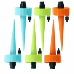 Irrigation Goutte à Goutte Kit, 6 Pcs Science Dispositifs D'arrosage Des Plantes Réglable, DIY Automatique Plantes Irrigation Système Pour Jardin Maison Intérieur Extérieur/Fleurs Du Parc,Irisfr