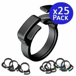 SUINGA Pince D'arrosage Goutte à Goutte Noire De 16 Mm. 25 Unités