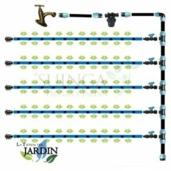 SUINGA KIT D'ARROSAGE GOUTTE À GOUTTE Pour Jardin Jusqu'à 100 M2. Comprend Un Tuyau Et Des Accessoires D'installation Pour Le Raccorde -Promos Arrosage automatique Magasin 51289460 2