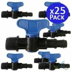 SUINGA Pack 25 X Robinet Goutte à Goutte 16mm X 3/4"