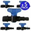 SUINGA Pack 5 X Robinet Goutte à Goutte 16mm X 3/4"