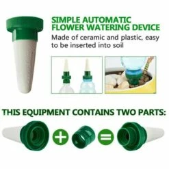 MALLOMNE Dispositifs D'arrosage Automatique Pour Plantes En Pot Pour Irrigation Goutte �� Goutte De Fleurs En Pot 5 Pi��ces -Promos Arrosage automatique Magasin 51542524 5