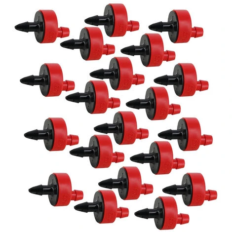Lot De 20 Goutteurs Auto-régulant Auto-perçant Rouge - 8lh - Jardiboutique - Rouge 1 Lot De 20 Goutteurs Auto-régulant Auto-perçant Rouge - 8lh - Jardiboutique - Rouge