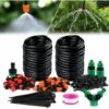 LITZEE Kit Irrigation Goutte à Goutte, D'arrosage Automatique Système DIY Avec Arrosage Micro Arroseur Et 30m Tuyaux, Pour Jardin Serre Potager Pelouse