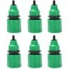 GUAZHUNIFR Tuyau D'Arrosage Pipe Adaptateur A Usage Unique Raccord De Connecteur De Robinet Pour Irrigation Paquet De 6，Guazhuni