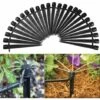 GUAZHUNIFR 50 Pcs 360 Degrés Irrigation Goutte à Goutte Kits Arrosage Micro Arroseur, 13cm Noir Réglable Goutte à Goutte émetteurs Micro Flow System Self Plant Jardin Arrosage Kits D'arrosage，Guazhuni
