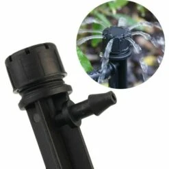 GUAZHUNIFR 50 Pcs 360 Degrés Irrigation Goutte à Goutte Kits Arrosage Micro Arroseur, 13cm Noir Réglable Goutte à Goutte émetteurs Micro Flow System Self Plant Jardin Arrosage Kits D'arrosage,Guazhuni 6 GUAZHUNIFR 50 Pcs 360 Degrés Irrigation Goutte à Goutte Kits Arrosage Micro Arroseur, 13cm Noir Réglable Goutte à Goutte émetteurs Micro Flow System Self Plant Jardin Arrosage Kits D'arrosage,Guazhuni -Promos Arrosage automatique Magasin 52064776 2