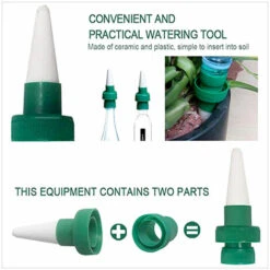 Kit D'arrosage Goutte à Goutte,Automatique Plante D'irrigation D'eau Distributeur Cône En Céramique Tête Plante Verseur Goutte à Goutte D'irrigation Pour Jardin, Plante D'intérieur, Fleurs 4 Pièces,Fontainebleau 7 Kit D'arrosage Goutte à Goutte,Automatique Plante D'irrigation D'eau Distributeur Cône En Céramique Tête Plante Verseur Goutte à Goutte D'irrigation Pour Jardin, Plante D'intérieur, Fleurs 4 Pièces,Fontainebleau -Promos Arrosage automatique Magasin 52468434 3