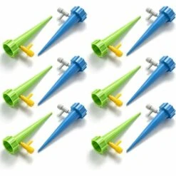 Distributeur Eau Plantes Betterlife 12 Pièces Pot Système D'Irrigation Vanne Régulation Irrigation Goutte Vanne De Régulation Dispositif D'Auto Irrigation Ensemble D'Irrigation Réglable Abreuvoir Automatique Pour Plantes