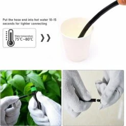 30 Pièces Goutteur D'irrigation, 360 Degrés Adjustable Micro Sprinkler Pour 4/7 Tube D'irrigation, Pour L'irrigation De Pelouse De Serre De Jardin(Vert),Starlight -Promos Arrosage automatique Magasin 52535723 3