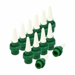 TINOR Arrosage Automatique Pour Plantes En Céramique Avec Pics D'arrosage Automatique Pour Fleurs Et Goutte-à-goutte, Système D'arrosage Pour Intérieur Et Extérieur Lot De 12