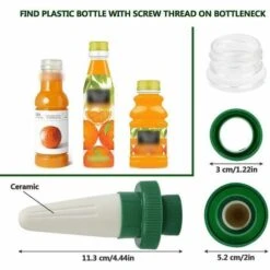 TINOR Arrosage Automatique Pour Plantes En Céramique Avec Pics D'arrosage Automatique Pour Fleurs Et Goutte-à-goutte, Système D'arrosage Pour Intérieur Et Extérieur Lot De 12 7 TINOR Arrosage Automatique Pour Plantes En Céramique Avec Pics D'arrosage Automatique Pour Fleurs Et Goutte-à-goutte, Système D'arrosage Pour Intérieur Et Extérieur Lot De 12 -Promos Arrosage automatique Magasin 52691984 3