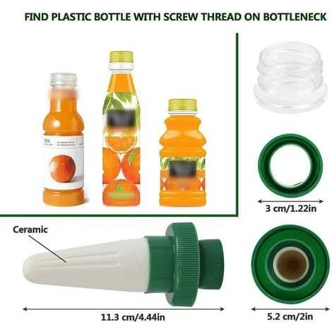 TINOR Arrosage Automatique Pour Plantes En Céramique Avec Pics D'arrosage Automatique Pour Fleurs Et Goutte-à-goutte, Système D'arrosage Pour Intérieur Et Extérieur Lot De 12 3 TINOR Arrosage Automatique Pour Plantes En Céramique Avec Pics D'arrosage Automatique Pour Fleurs Et Goutte-à-goutte, Système D'arrosage Pour Intérieur Et Extérieur Lot De 12 – Image 3