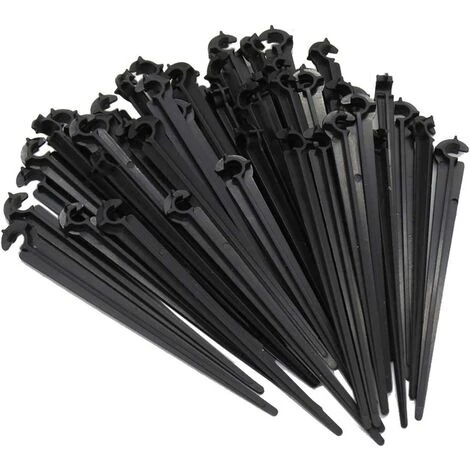 BENOBBY KIDS Support Tuyau Tube,Support D'Égouttement D'Irrigation, Support De Tuyau Fixation Au Sol Pour Piquets "C" Support De Tiges Fixes Pour Tuyau D'irrigation Et Tuyau D'arrosage De Jardin,50 Pcs 1 BENOBBY KIDS Support Tuyau Tube,Support D'Égouttement D'Irrigation, Support De Tuyau Fixation Au Sol Pour Piquets "C" Support De Tiges Fixes Pour Tuyau D'irrigation Et Tuyau D'arrosage De Jardin,50 Pcs