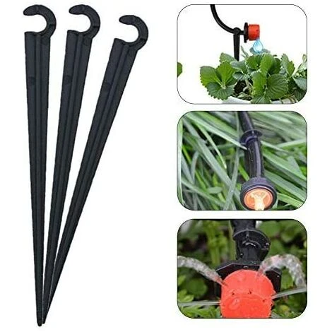 BENOBBY KIDS Support Tuyau Tube,Support D'Égouttement D'Irrigation, Support De Tuyau Fixation Au Sol Pour Piquets "C" Support De Tiges Fixes Pour Tuyau D'irrigation Et Tuyau D'arrosage De Jardin,50 Pcs 5 BENOBBY KIDS Support Tuyau Tube,Support D'Égouttement D'Irrigation, Support De Tuyau Fixation Au Sol Pour Piquets "C" Support De Tiges Fixes Pour Tuyau D'irrigation Et Tuyau D'arrosage De Jardin,50 Pcs – Image 5