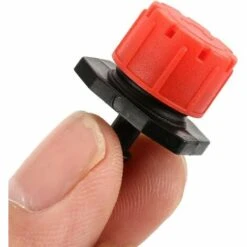 VERSAILLESFR 100PCS Goutteurs Irrigation Goutte à Goutte Dripper, Buses De Gicleurs Émetteur Jardin, Arrosage Goutte à Goutte Automatique 360° Réglable Pour Plante Serre Pelouse DIY 25*15mm Versailles -Promos Arrosage automatique Magasin 53774365 3