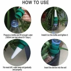 VERSAILLESFR 4 Pcs Irrigation Goutte à Goutte Kit,Vacances En Céramique D'arrosage Automatique Pour Plantes Pour Jardin Maison Intérieur Extérieur Vert Foncé 11cm Versailles 8 VERSAILLESFR 4 Pcs Irrigation Goutte à Goutte Kit,Vacances En Céramique D'arrosage Automatique Pour Plantes Pour Jardin Maison Intérieur Extérieur Vert Foncé 11cm Versailles -Promos Arrosage automatique Magasin 53775117 4