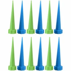 LIFCAUSAL Arrosage Des Plantes, Abreuvoir Pour Plantes En Pot Fleur Dispositifs D'arrosage Automatique Bouteille à Libération Lente Piquet D'irrigation Automatique Pour Plantes D'intérieur Extérieures, 12 Pièces