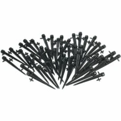 LIFCAUSAL Arrosage Des Plantes, Goutteurs Réglables à 360 °, Débit D'eau Réglable, Système D'irrigation Goutte à Goutte Sur Piquet, 50 Pièces -Promos Arrosage automatique Magasin 53864606 3