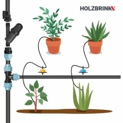 HOLZBRINK Kit N°1 Pour L’arrosage Du Jardin Avec émetteur-fl?che Courbé Et Goutteur, Noir Débit 4l/h, 1 Lot, HTB-01-S-1 8 HOLZBRINK Kit N°1 Pour L’arrosage Du Jardin Avec émetteur-fl?che Courbé Et Goutteur, Noir Débit 4l/h, 1 Lot, HTB-01-S-1 -Promos Arrosage automatique Magasin 53866509 4