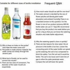 DECKON 4pcs Automatique Plante D'irrigation D'eau Distributeur Cône En Céramique Tête Plante Verseur Goutte à Goutte D'irrigation Pour Jardin, Plante D'intérieur, Fleurs -Promos Arrosage automatique Magasin 53921537 5