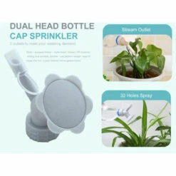 LIFCAUSAL 2 En 1 Bouchon De Bouteille Arroseur Double Tête Bec D'arrosage Bouteille à Double Extrémité Buse D'arrosage Bonsaï Arrosoir Buse Pour Semis D'intérieur Plante Outil De Jardin, Bleu -Promos Arrosage automatique Magasin 54093796 3