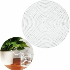 Corde De Mèche Irrigation Triomphe 20m Automatique Arrosage Corde Coton 4 MM Avec Système D'irrigation Automatique DIY Vacation Dispositif D'arrosage Pour Plantes Pour Jardins, Paniers, Pots, Plantes -Promos Arrosage automatique Magasin 54384259 3