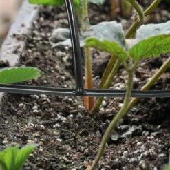 REGALI 100 Pcs Tee Raccord De Tuyau 4/7mm- T Raccord Connecteur PVC D'arrosage Buse D'atomisation Goutte à Goutte Micro Spray Irrigation Joint Pour Tuyau Systèmes Automatique Outil -Promos Arrosage automatique Magasin 54512326 5