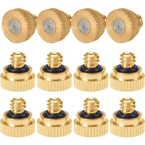 ENLENK 20PCS Buse De Brumisation En Laiton Buse Brumisateur Arrosage 0.4mm Srrosage Sprinkler Pour Irrigation De Jardin Système De Refroidissement 3 ENLENK 20PCS Buse De Brumisation En Laiton Buse Brumisateur Arrosage 0.4mm Srrosage Sprinkler Pour Irrigation De Jardin Système De Refroidissement – Image 3