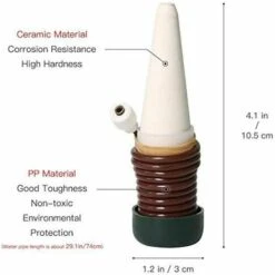 CADEAUX 4 Pcs Irrigation Goutte à Goutte Kit,Vacances En Céramique D'arrosage Automatique Pour Plantes Pour Jardin Maison Intérieur Extérieur -Promos Arrosage automatique Magasin 55029938 2