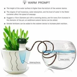 CADEAUX 4 Pcs Irrigation Goutte à Goutte Kit,Vacances En Céramique D'arrosage Automatique Pour Plantes Pour Jardin Maison Intérieur Extérieur -Promos Arrosage automatique Magasin 55029938 3