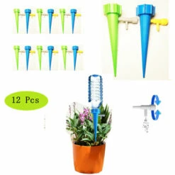 THSINDE 12Pcs Irrigation Goutte à Goutte Kit, Arroseurs Automatiques Plantes Irrigation Système Pour Jardin Maison Intérieur Extérieur -Promos Arrosage automatique Magasin 55060610 5