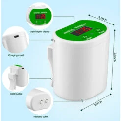 THSINDE DIY Kit Goutte-à-Goutte Pour Plante D'intérieur, Système D'arrosage Automatique Jours De Minuterie Programmable, Idéal Pour L’arrosage Des Plantes Pendant Les Vacances 7 THSINDE DIY Kit Goutte-à-Goutte Pour Plante D'intérieur, Système D'arrosage Automatique Jours De Minuterie Programmable, Idéal Pour L’arrosage Des Plantes Pendant Les Vacances -Promos Arrosage automatique Magasin 55060617 3