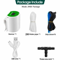 THSINDE DIY Kit Goutte-à-Goutte Pour Plante D'intérieur, Système D'arrosage Automatique Jours De Minuterie Programmable, Idéal Pour L’arrosage Des Plantes Pendant Les Vacances 8 THSINDE DIY Kit Goutte-à-Goutte Pour Plante D'intérieur, Système D'arrosage Automatique Jours De Minuterie Programmable, Idéal Pour L’arrosage Des Plantes Pendant Les Vacances -Promos Arrosage automatique Magasin 55060617 4