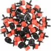MONLY 100PCS Goutteurs Irrrigation Réglable,360° Arrosage Goutte à Goutte Automatique,Buses De Gicleurs Émetteur Jardin,pour Plante Pelouse Serre DIY Jardin (100PCS)