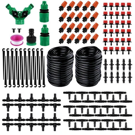 PETITES ECREVISSES 149 Pcs Système D'irrigation Jardin Kit Arrosage Automatique 30M Tuyau Goutte à Goutte Pour Fleurs Plantes 1 PETITES ECREVISSES 149 Pcs Système D'irrigation Jardin Kit Arrosage Automatique 30M Tuyau Goutte à Goutte Pour Fleurs Plantes