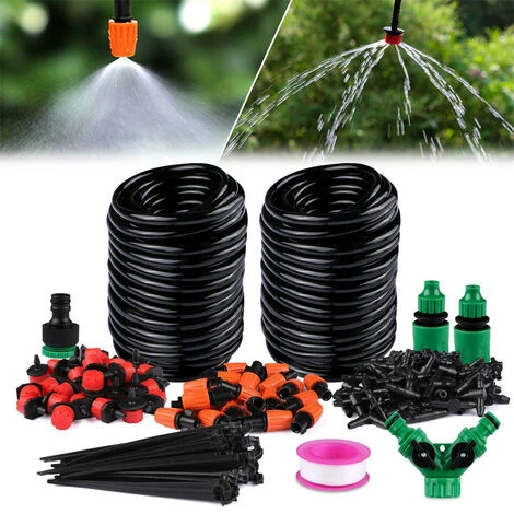 PETITES ECREVISSES 149 Pcs Système D'irrigation Jardin Kit Arrosage Automatique 30M Tuyau Goutte à Goutte Pour Fleurs Plantes 3 PETITES ECREVISSES 149 Pcs Système D'irrigation Jardin Kit Arrosage Automatique 30M Tuyau Goutte à Goutte Pour Fleurs Plantes – Image 3