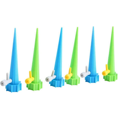 TANCYCO 6 Pièces Abreuvoir Automatique Pour Plantes En Pot Fleur Dispositifs D'arrosage Automatique Bouteille à Libération Lente Piquet D'irrigation Pour Plantes D'intérieur Extérieures 1 TANCYCO 6 Pièces Abreuvoir Automatique Pour Plantes En Pot Fleur Dispositifs D'arrosage Automatique Bouteille à Libération Lente Piquet D'irrigation Pour Plantes D'intérieur Extérieures