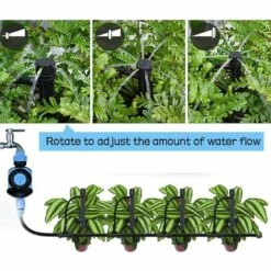 BENOBBY KIDS Système D'arrosage à 8 Trous Réglable à 360 Degrés Kit D'irrigation Goutte à Goutte à Micro-débit, Connecteur Goutte à Goutte Pour Tuyau De 4 Mm/7 Mm -Promos Arrosage automatique Magasin 56070567 3