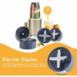 GUAZHUNIFR Blender Lame De Remplacement Pour Mixeur,GU.B/bon Pièces De Rechange Lame D'Extracteur Accessoires Pour Centrifugeuse Adapté Pour Mélangeur NutriBullet 600 / 900W(900W) -Promos Arrosage automatique Magasin 56116095 3