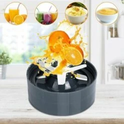 GUAZHUNIFR Blender Lame De Remplacement Pour Mixeur,GU.B/bon Pièces De Rechange Lame D'Extracteur Accessoires Pour Centrifugeuse Adapté Pour Mélangeur NutriBullet 600 / 900W(900W) -Promos Arrosage automatique Magasin 56116095 4