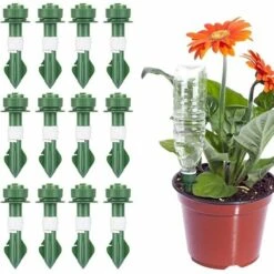 GUAZHUNIFR Irrigation Goutte à Goutte Kit,12Pcs Arrosage Plantes Automatique DIY Système,Réglable Irrigation De Plante Automatique Pour Jardin Maison Intérieur Extérieur，GU.B/bon