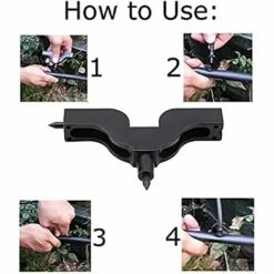 GUAZHUNIFR Accessoires D'irrigation Goutte Tuyau De Perforation Outil De Perforation De Tuyau Outil D'irrigation Goutte-à-Goutte De Jardin Noir De Outil De Forage De Trou De Forage，GU.B/bon -Promos Arrosage automatique Magasin 56116108 5
