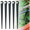 GUAZHUNIFR 100 Pcs Support Tuyau Arrosage En PE Piquet De Fixation Au Sol Porte Tuyau Arrosage De Φ De 7mm Accroche Tuyau Arrosage Piquet Goutte à Goutte Crochet Pour Tuyau Arrosage Irrigation Jardin，GU.B/bon