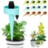GUAZHUNIFR Irrigation Goutte à Goutte Kit, Arrosage Automatique Système Plante D'irrigation Cône, Gouteur Reglable Pour Arrosage Bouteille Dans Jardin, Balcon, Vacances, Intérieur Et Extérieur, 12 Pcs，GU.B/bon